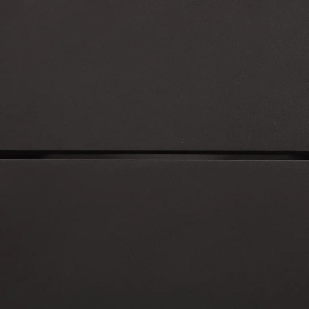 Benaiah Rectangular Outdoor Coffee Table - Black, Aluminum