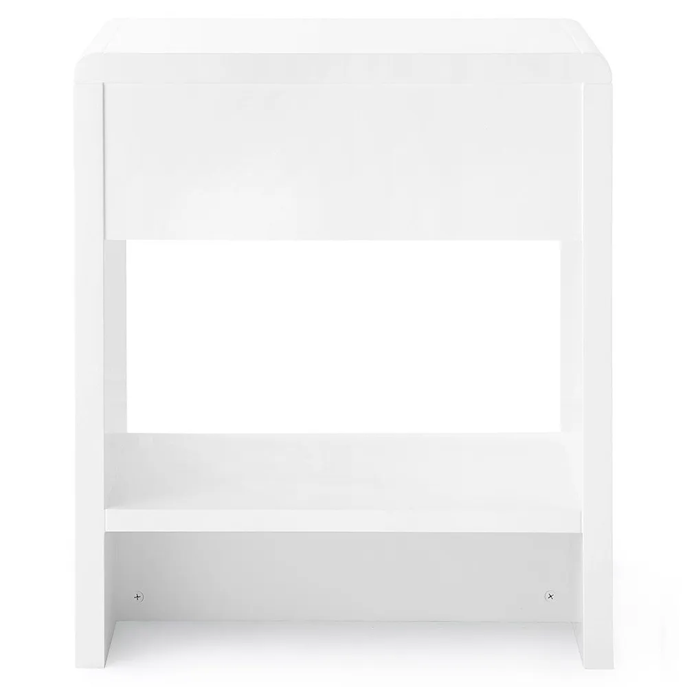 Benjamin Coastal Beach Nightstand - White