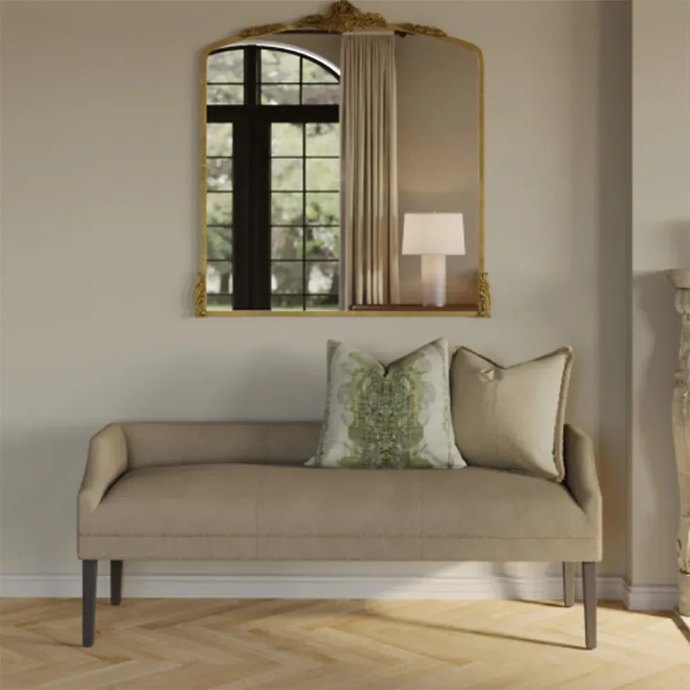 Benjamin Feather Down Throw Pillow - Beige