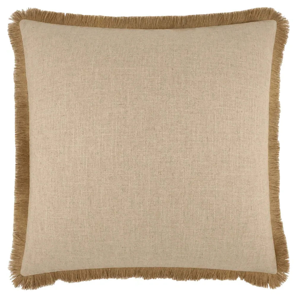 Benjamin Feather Down Throw Pillow - Beige