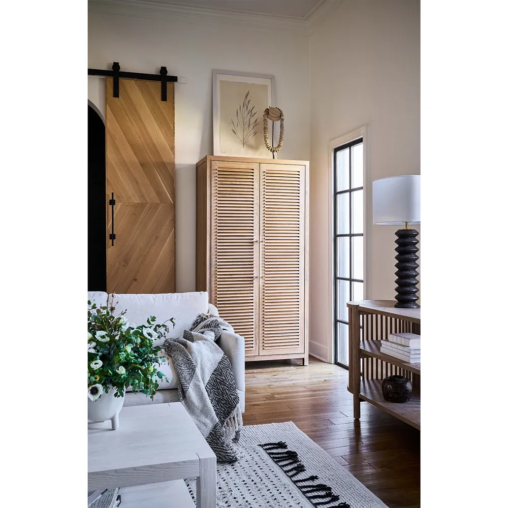 Bennett Armoire - Brown, Oak