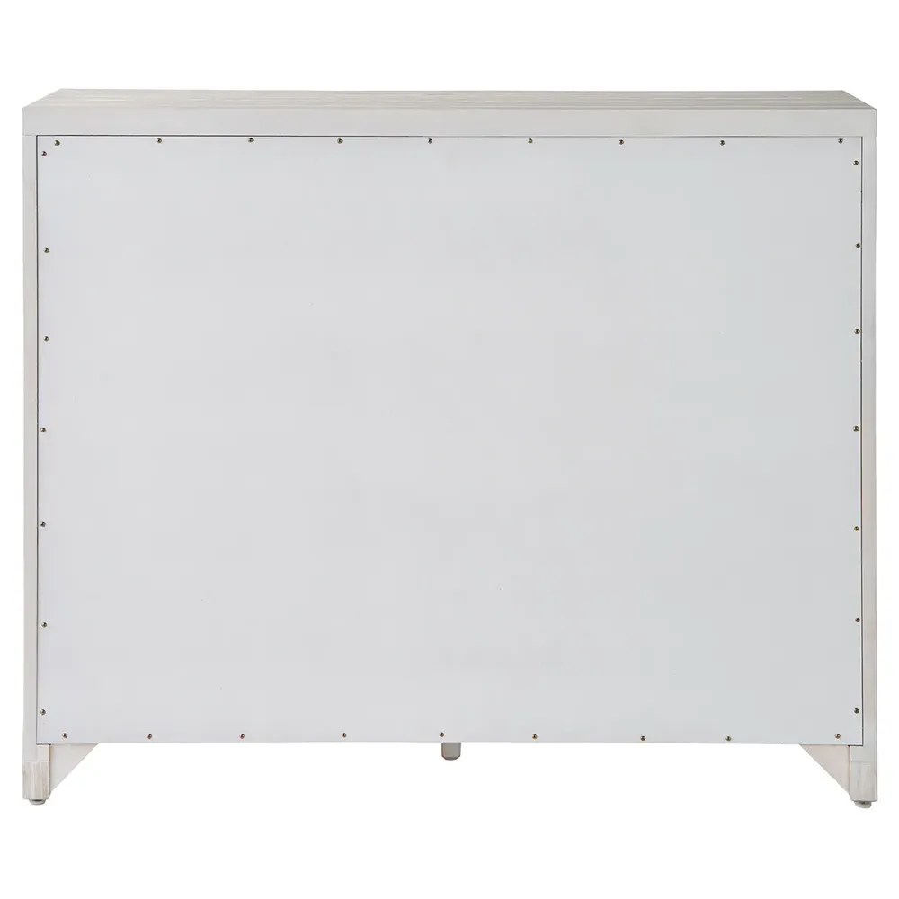 Bennett Bachelor Chest - White, Oak