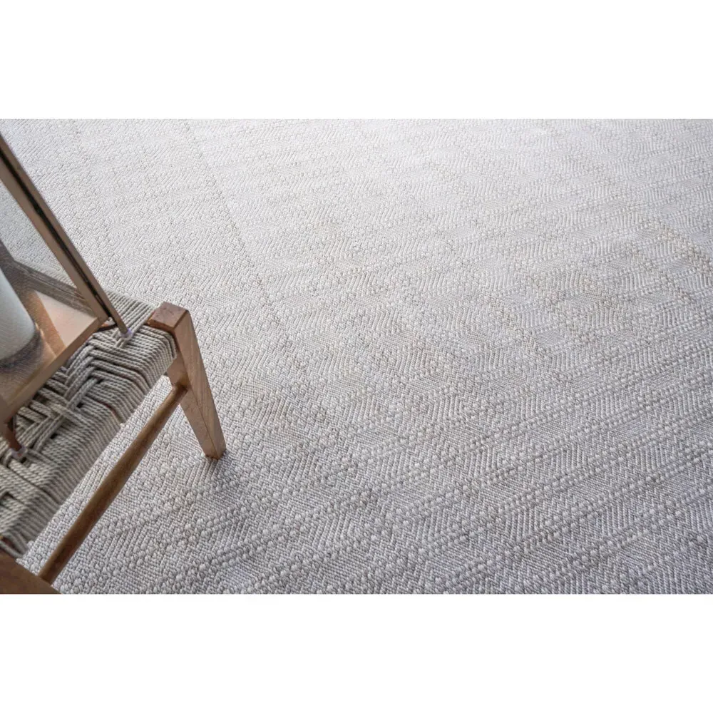 Bennett Diamond Patterned Indoor Outdoor Rug - Beige, PET