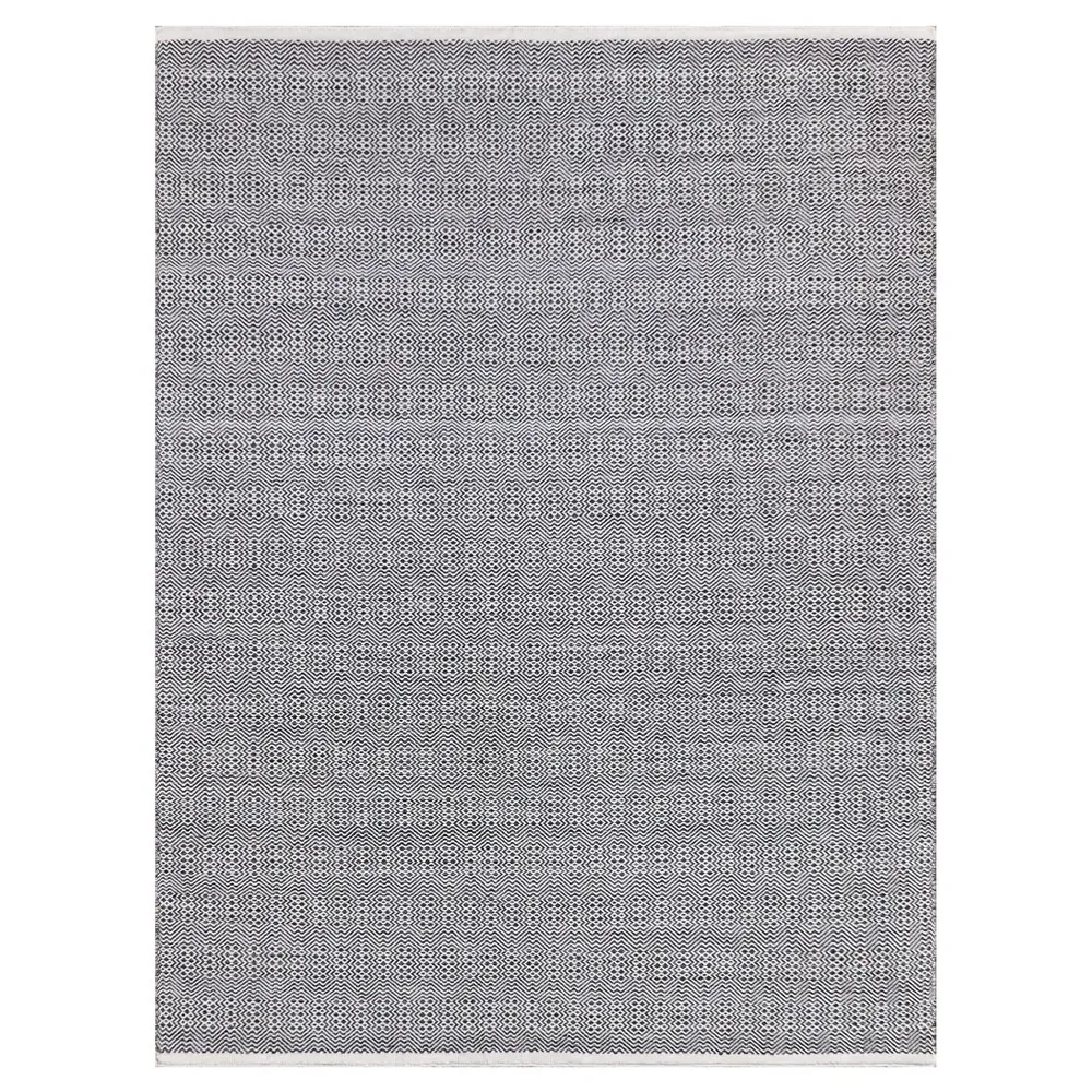 Bennett Diamond Patterned Indoor Outdoor Rug - Black, PET