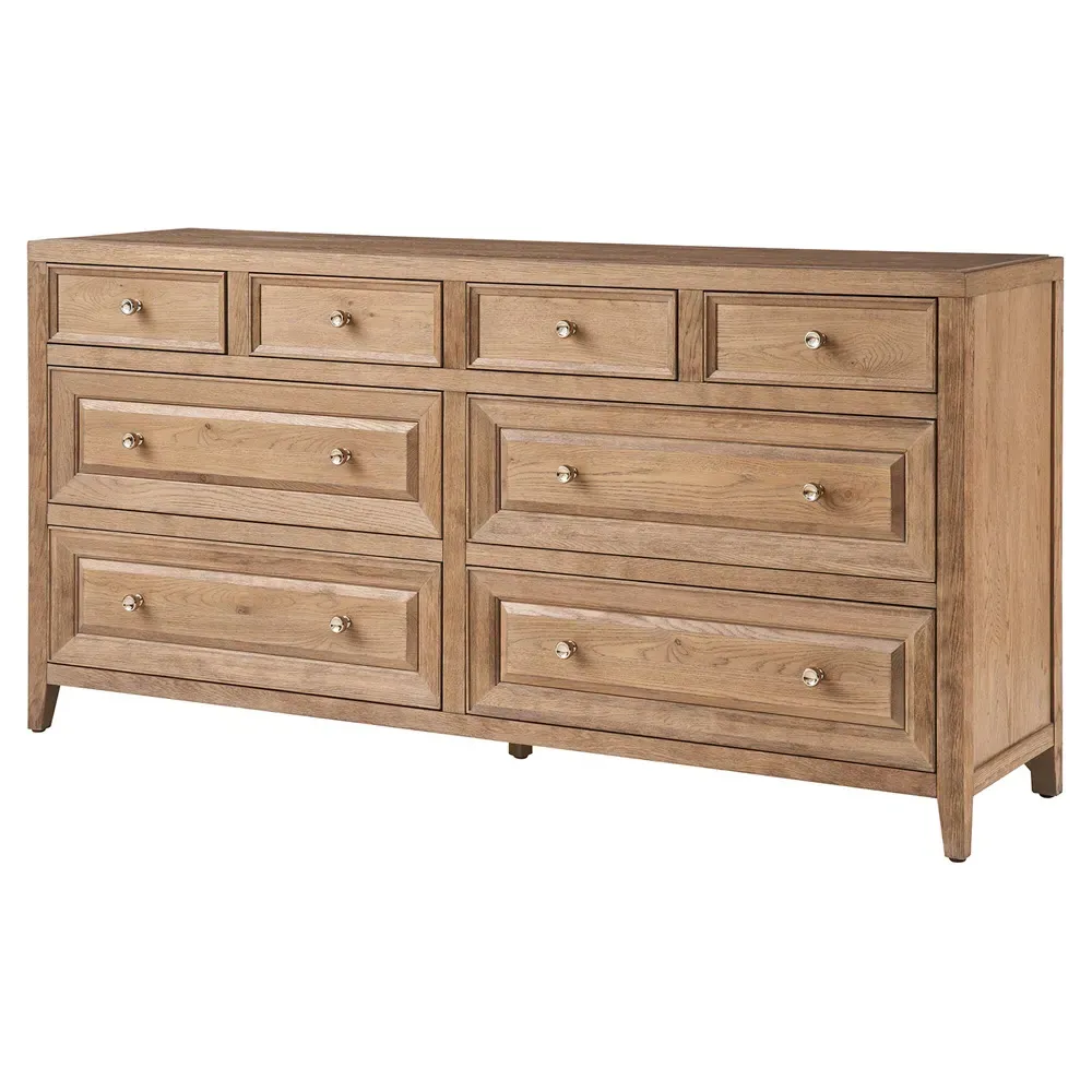 Bennett Double Dresser - Brown, Oak