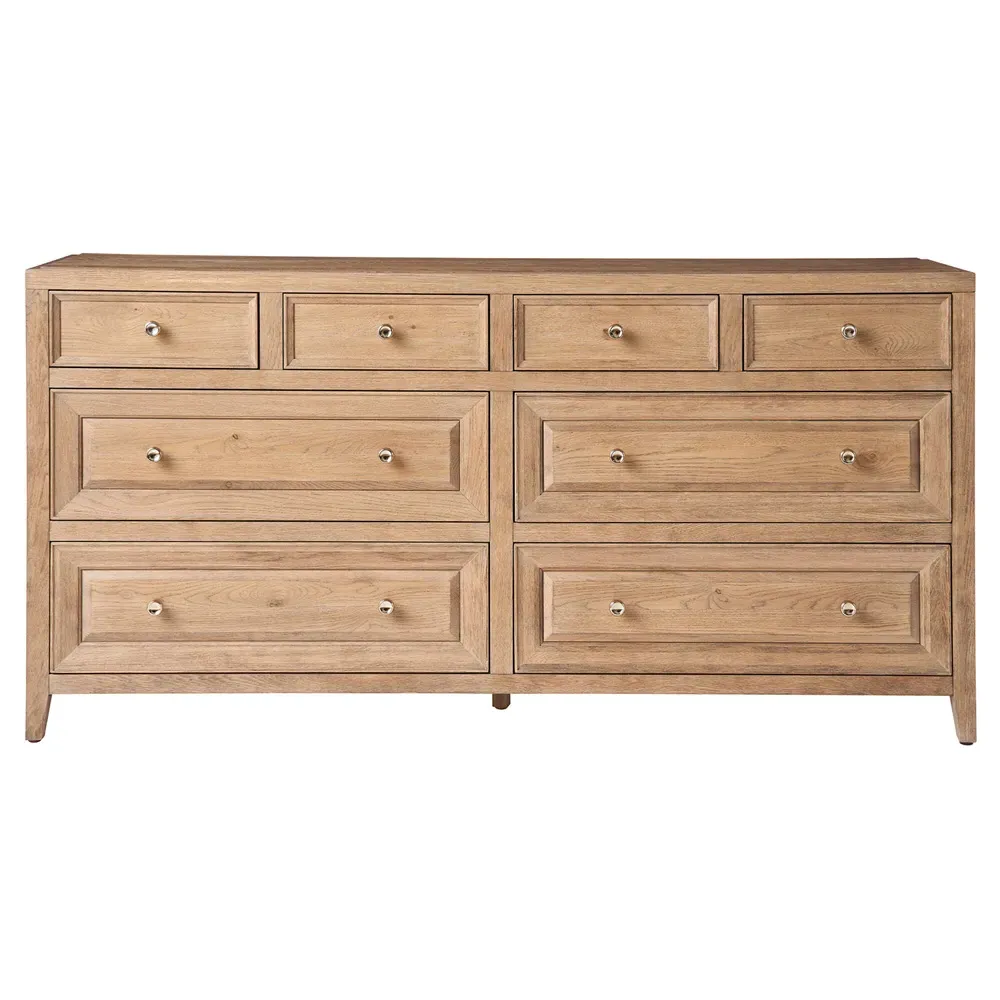 Bennett Double Dresser - Brown, Oak