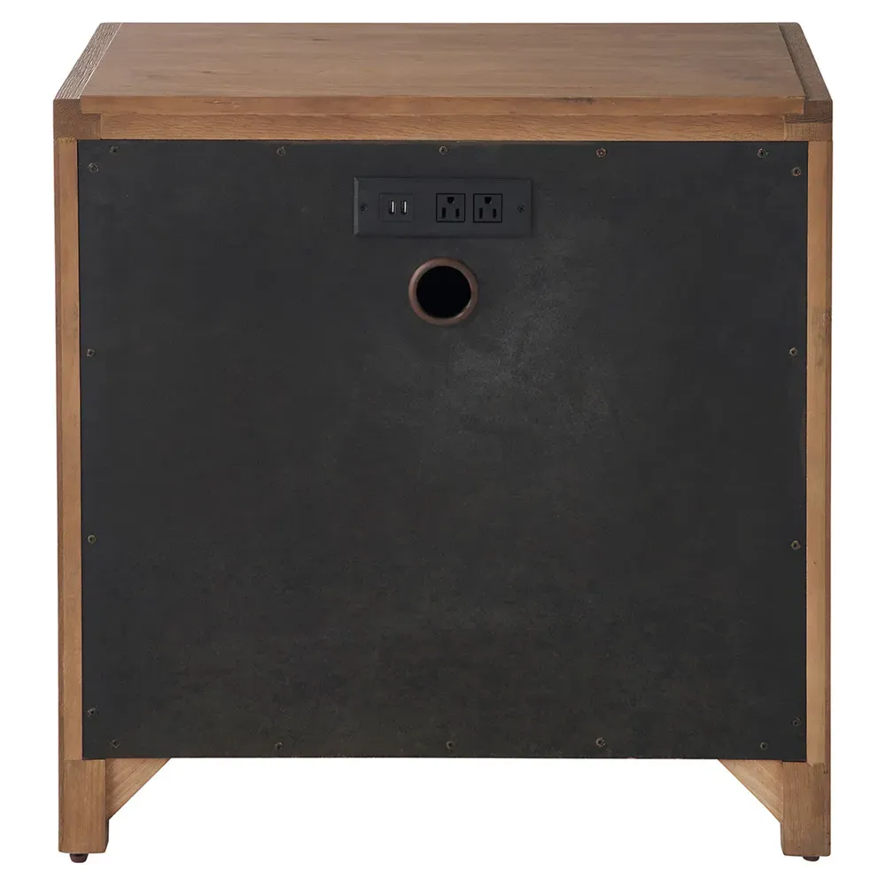 Bennett Nightstand - Brown, Oak