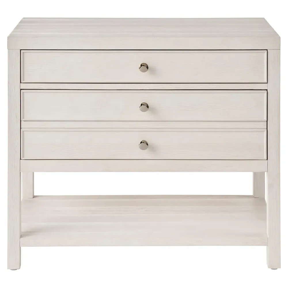 Bennett Nightstand - White, Oak