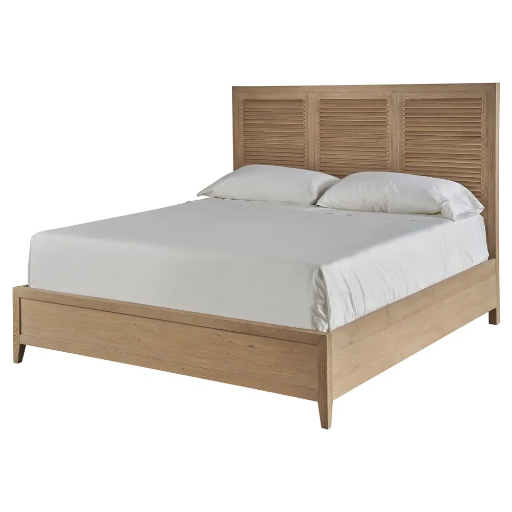 Bennett Queen Size Bed Frame - Brown, Oak