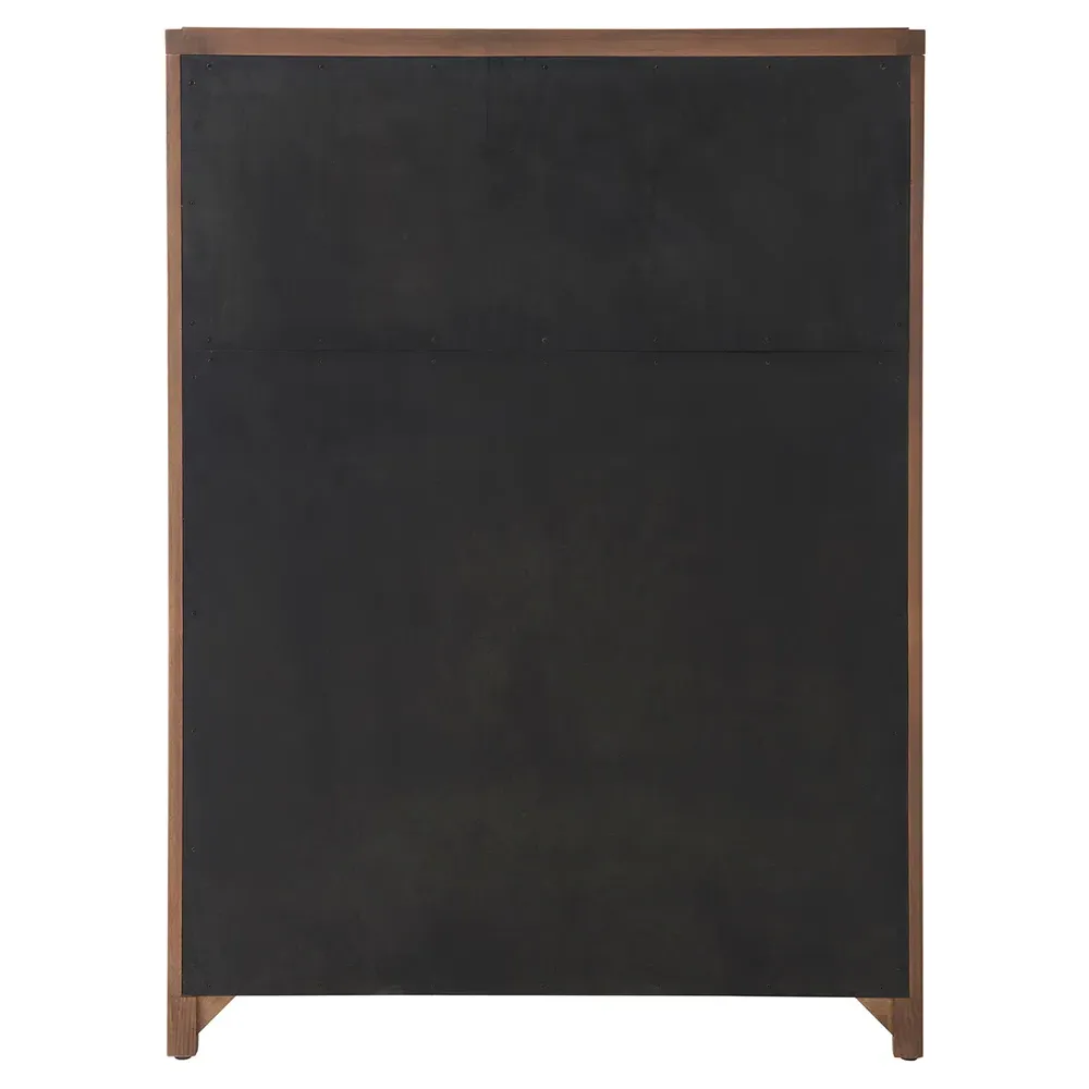 Bennett Tall Chest Dresser - Brown, Oak