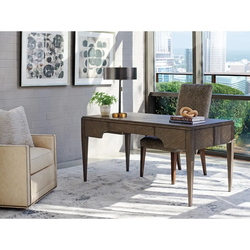 Bennett Writing Desk - Brown, Oak