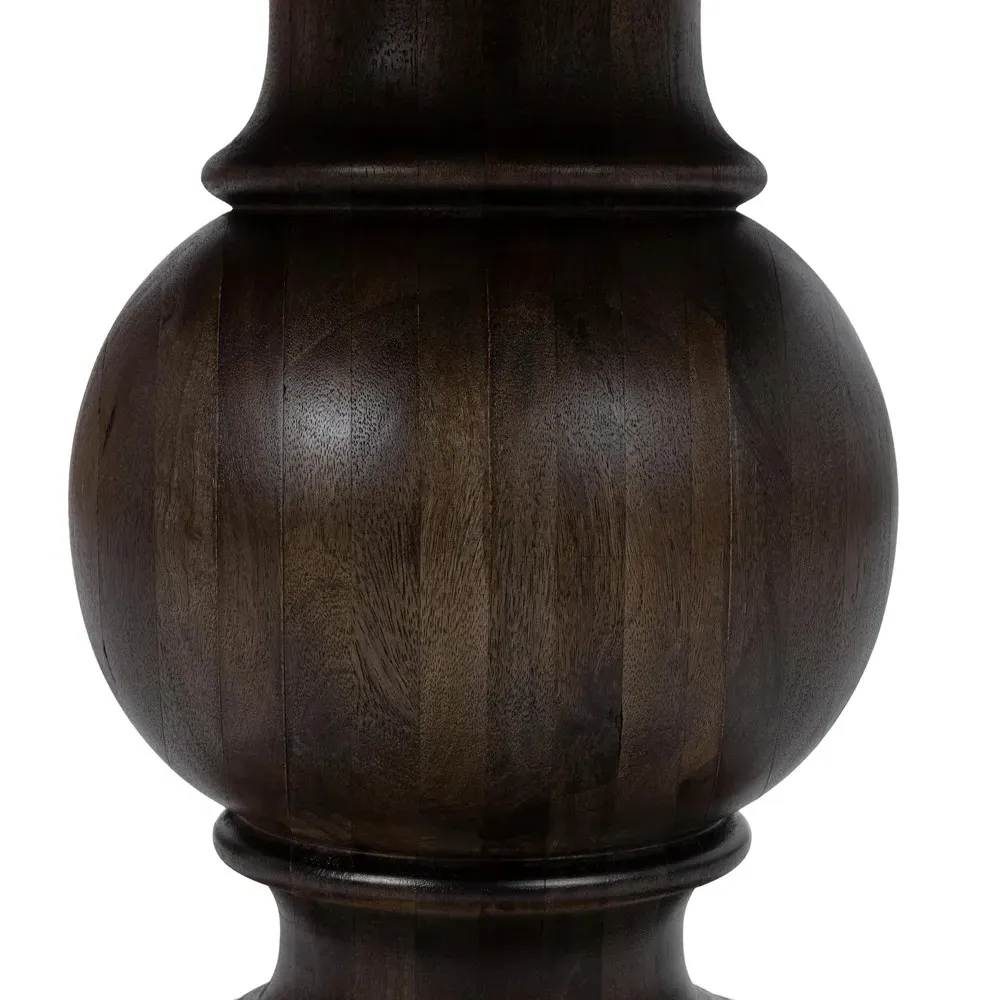 Berlin Round Dining Table - Brown, Mango Wood