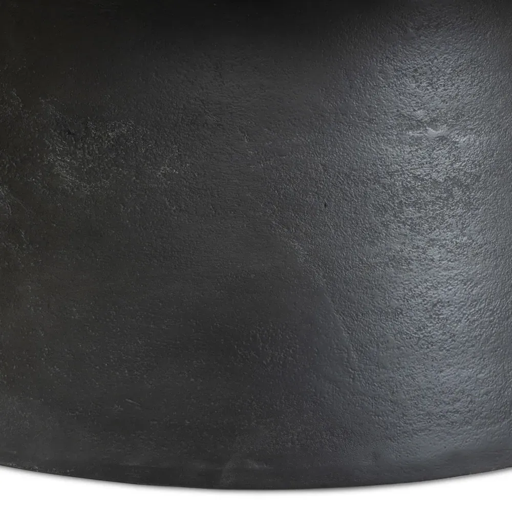 Berlin Round Outdoor Coffee Table - White, Marble