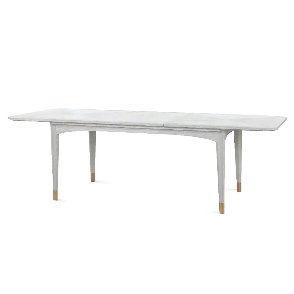 Bertram Extendable Dining Table - Grey, Oak