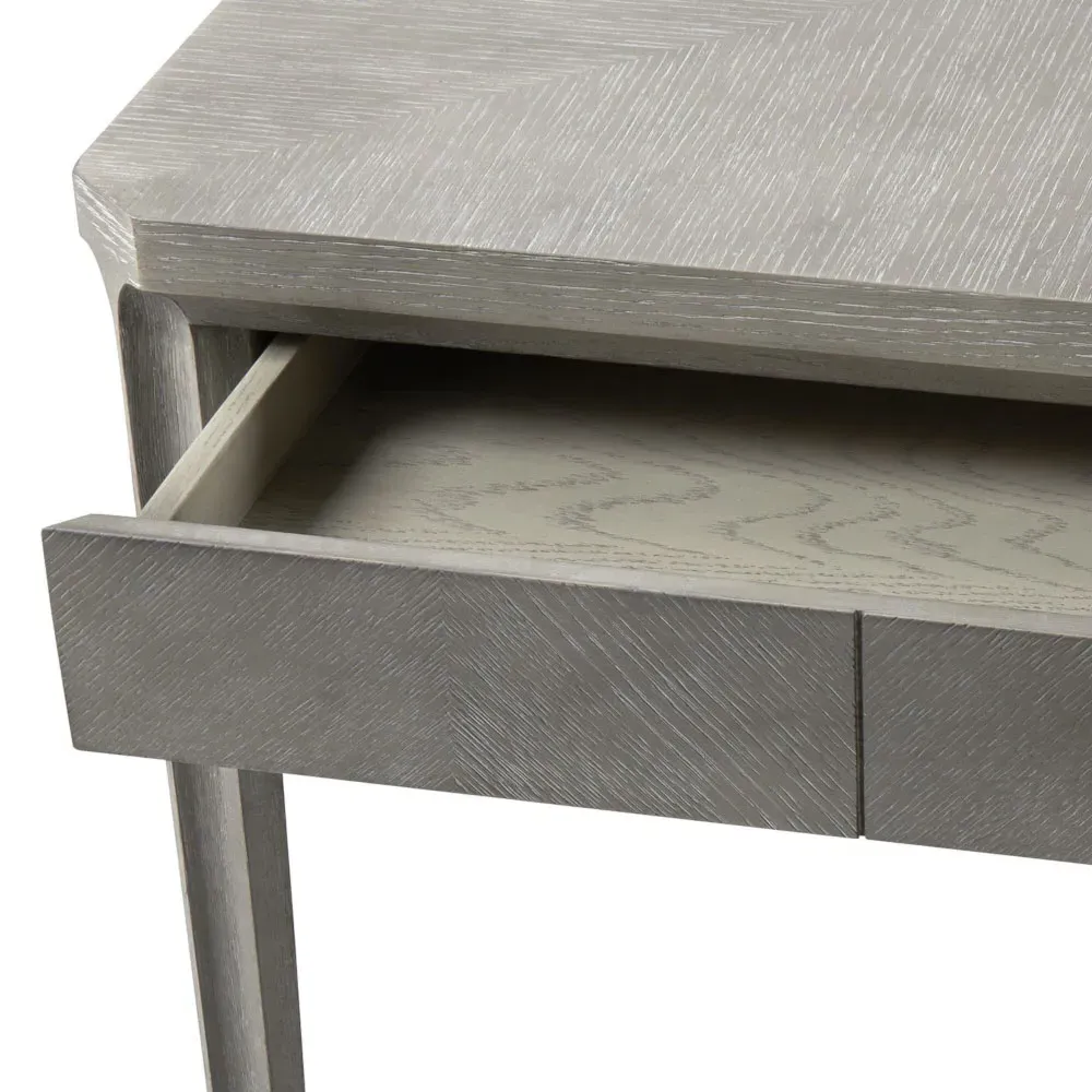 Bertram Game Table with Storage - Grey, Oak
