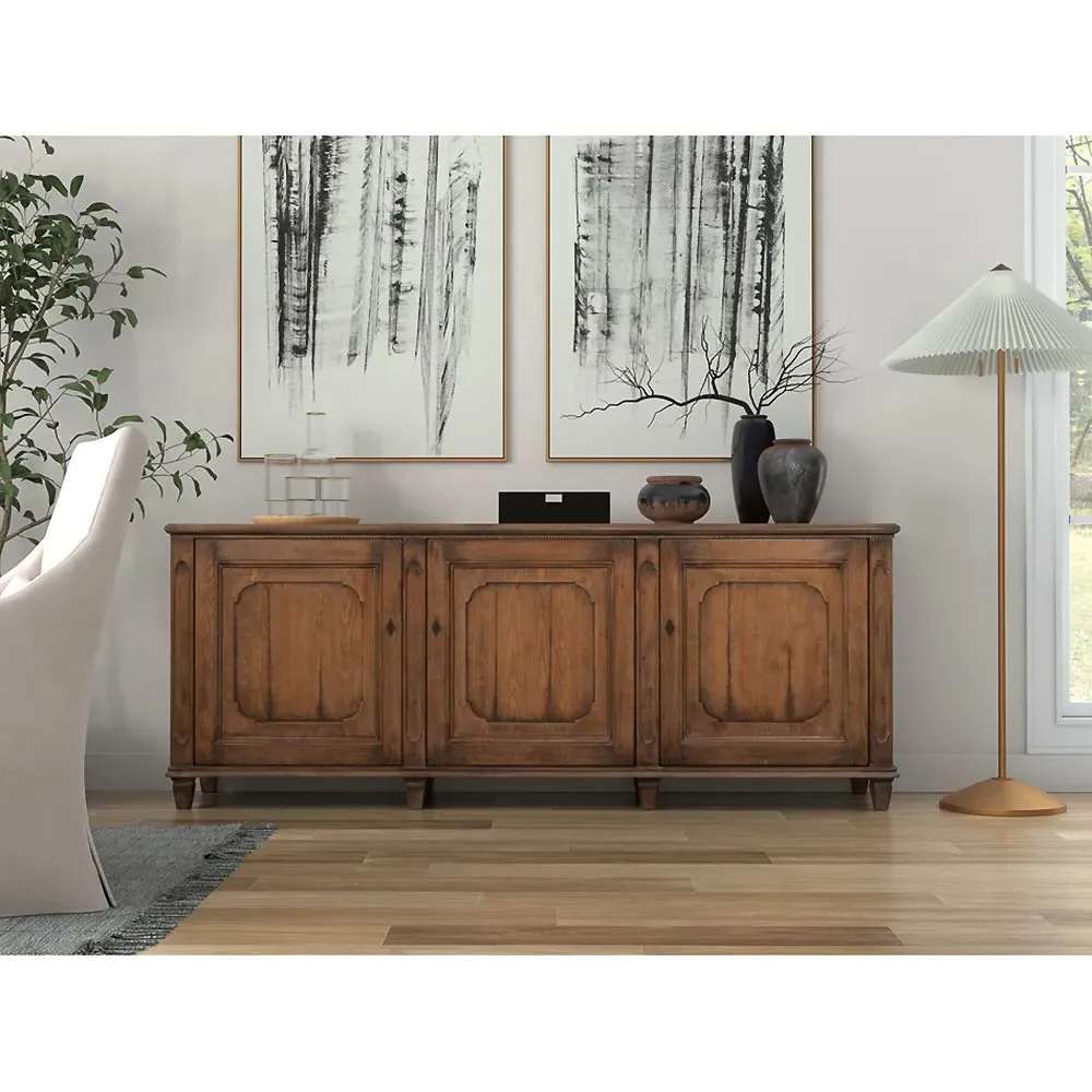 Berylla Reclaimed Wood Sideboard - Brown