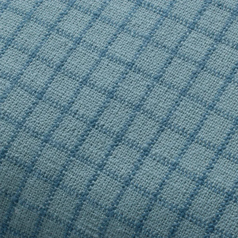 Beryn Cotton Blend Down Fill Pillow - Ocean Blue