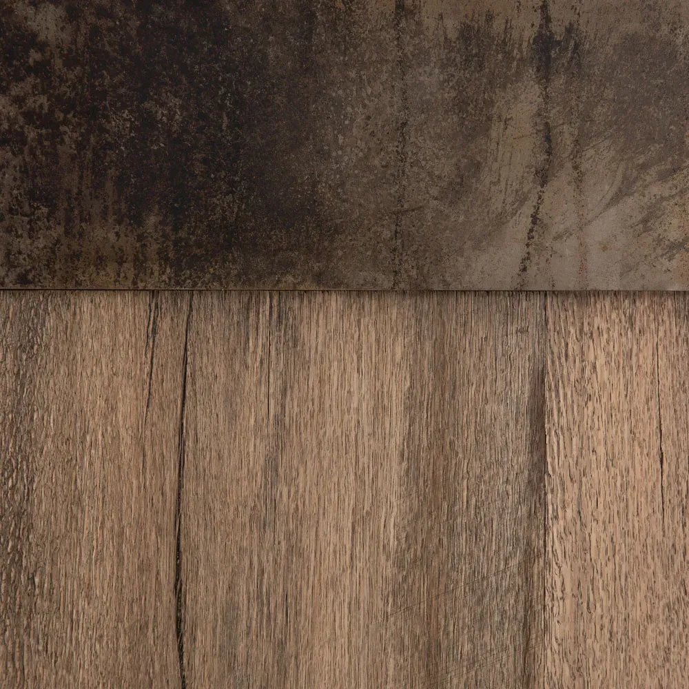 Beth Rectangular Console Table - Black, Oak