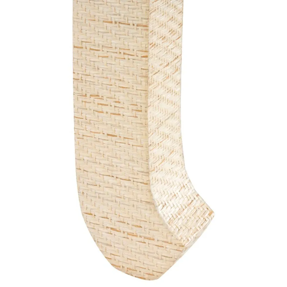 Bethany Rectangular Coffee Table - Natural Twill, Grasscloth