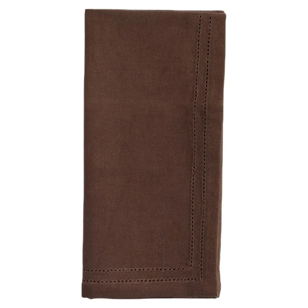 Betty Cotton Napkin Set of 4 - Espresso