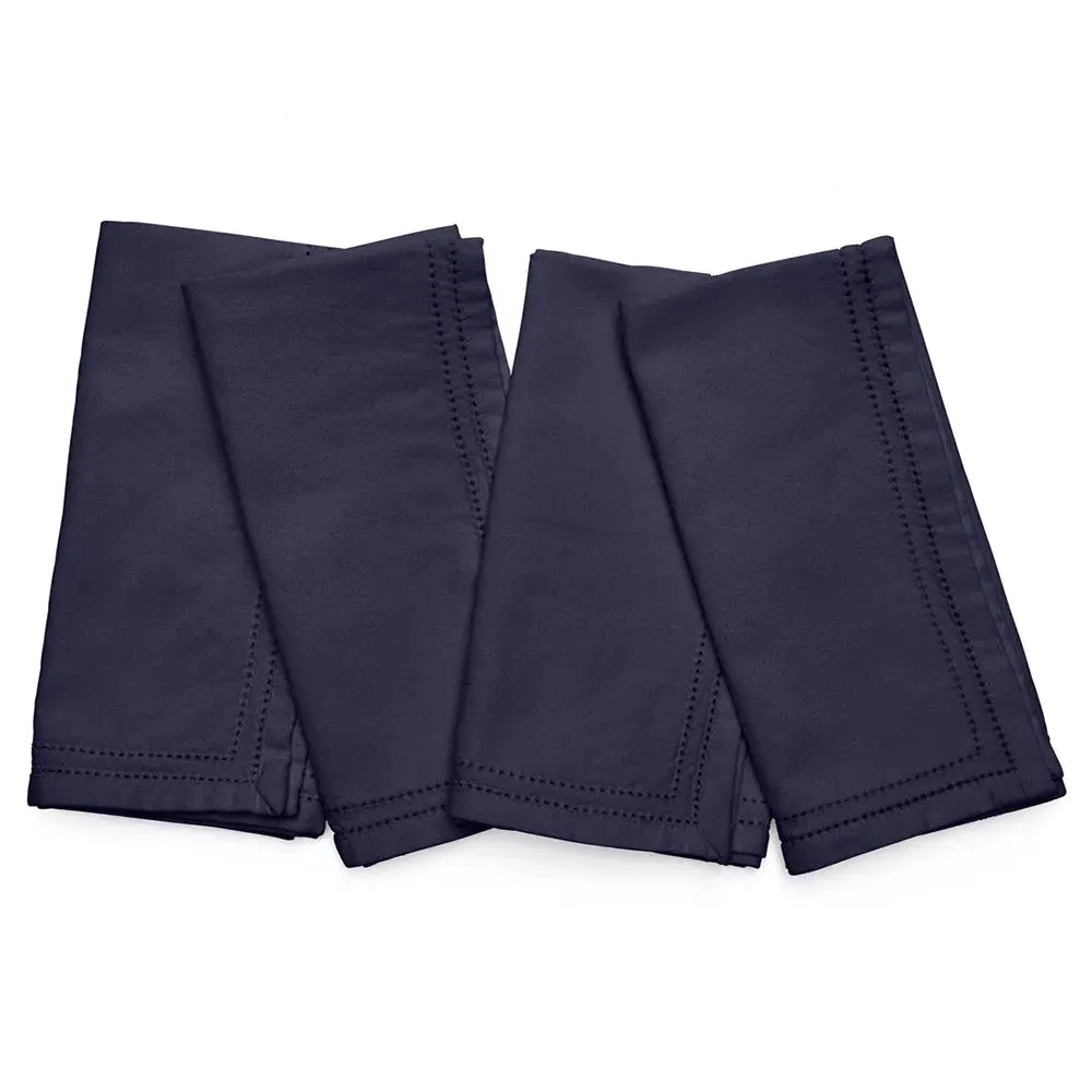Betty Cotton Napkin Set of 4 - Navy