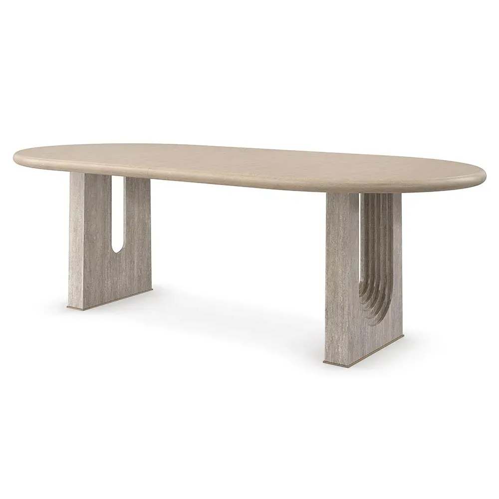 Beverly Extendable Dining Table - Brown, Oak