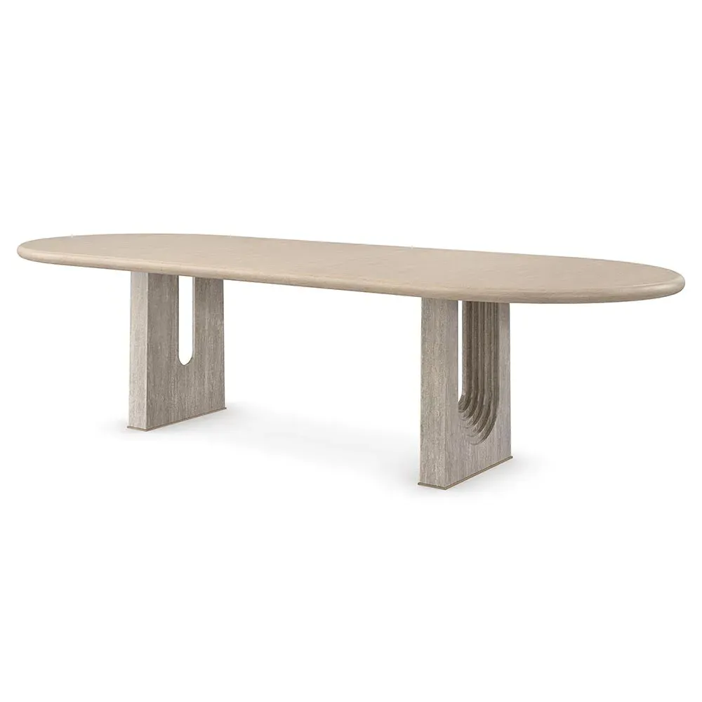 Beverly Extendable Dining Table - Brown, Oak