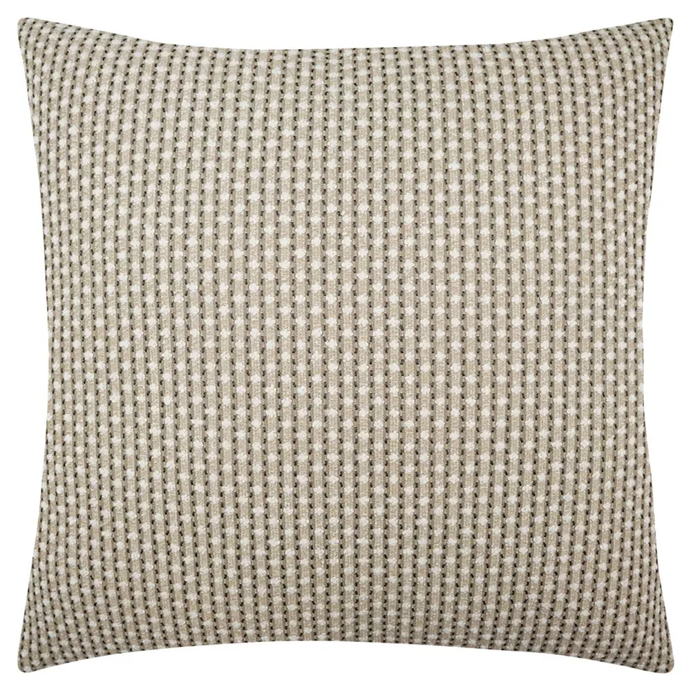 Bianca Dot Patterned Throw Pillow - Beige, Polyester