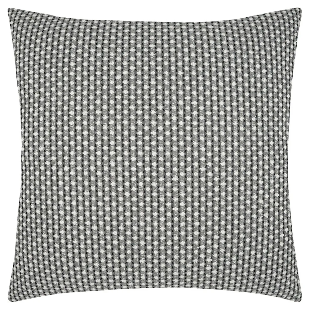 Bianca Dot Patterned Throw Pillow - Grey, Polyester