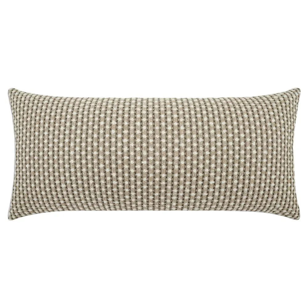 Bianca Lumbar Pillow - Beige, Polyester image