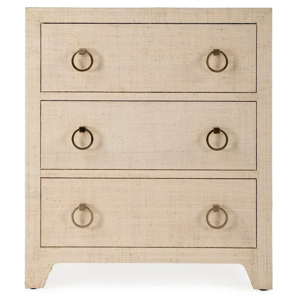Bien Raffia Chest Nightstand - Natural