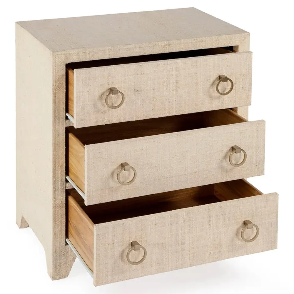 Bien Raffia Chest Nightstand - Natural