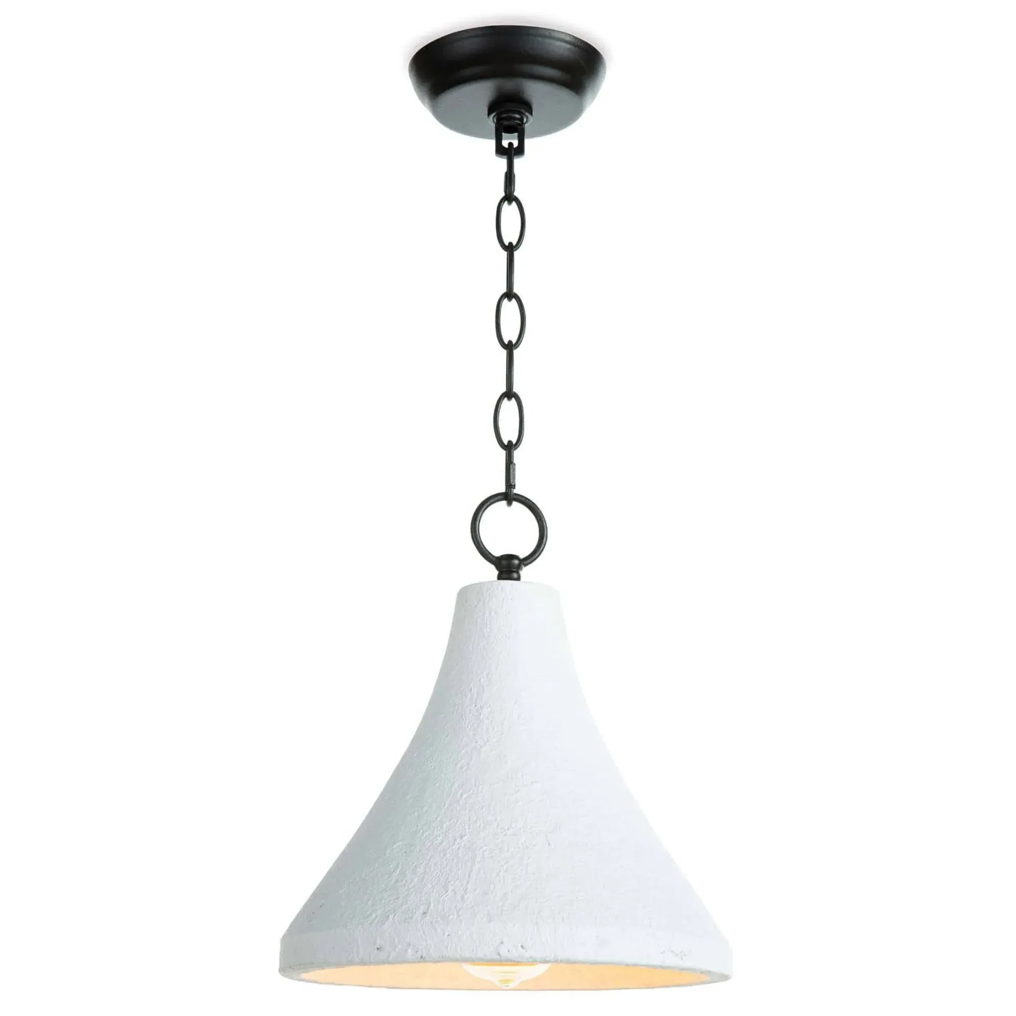 Billie French Concrete Shade Pendant - White image