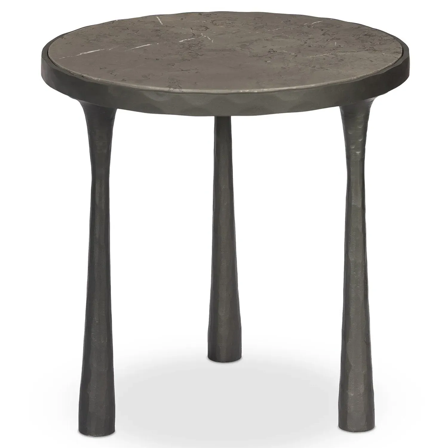 Billings End Table - Grey, Italian Marble