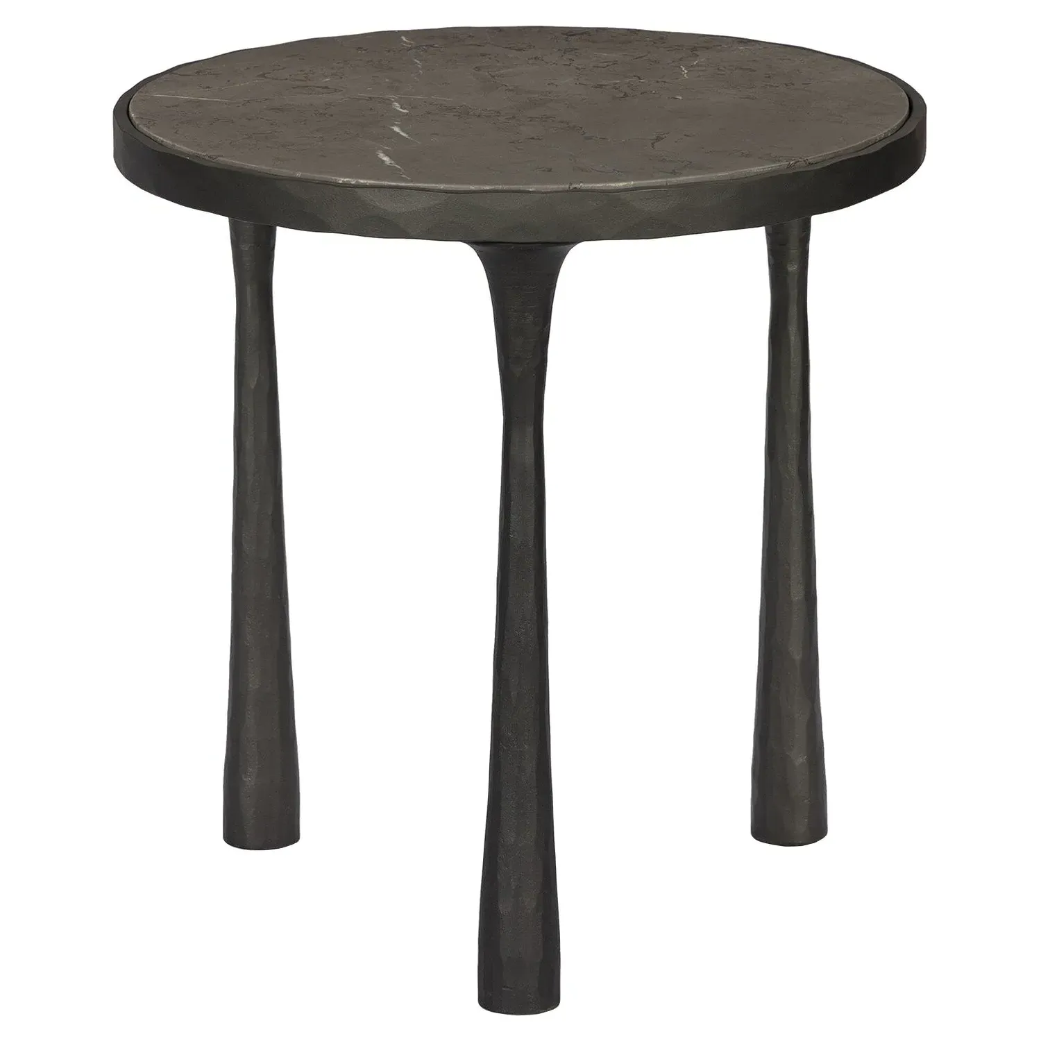 Billings End Table - Grey, Italian Marble