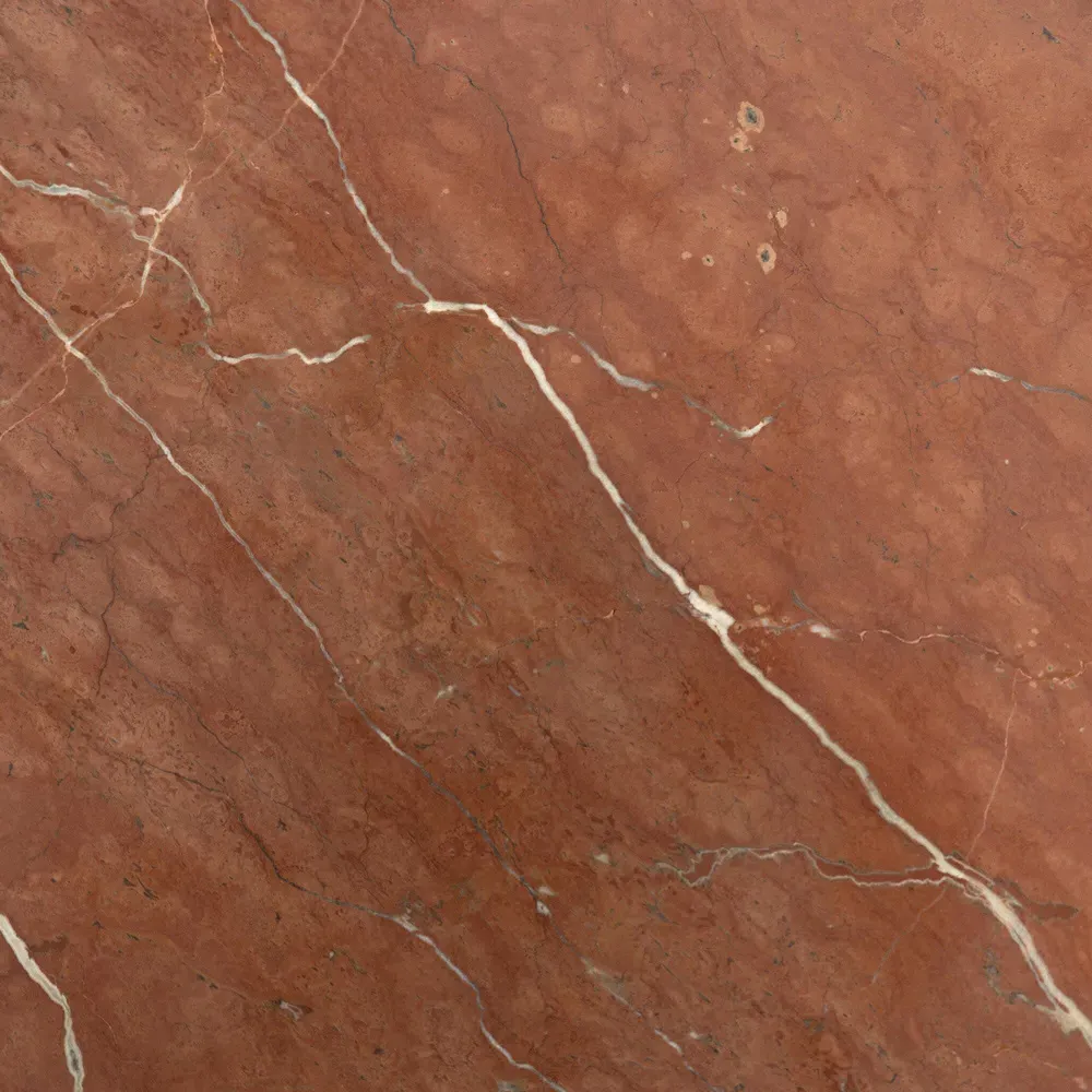 Billings End Table - Rust, Marble