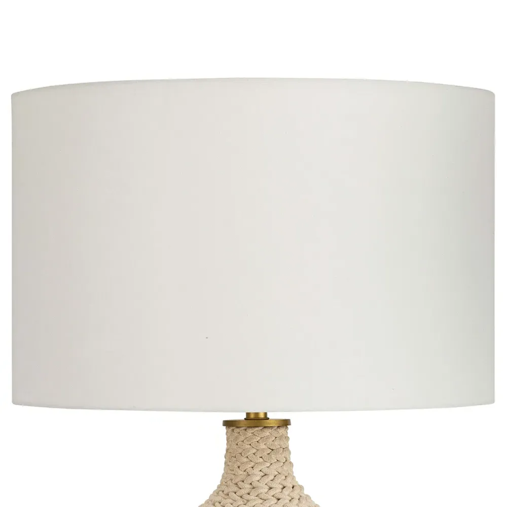 Biscayne Rope Table Lamp - Natural Brown