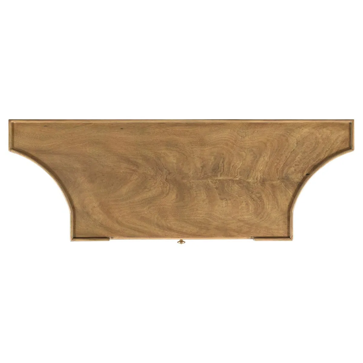 Blackwelder Demilune Console Table - Brown, Wood