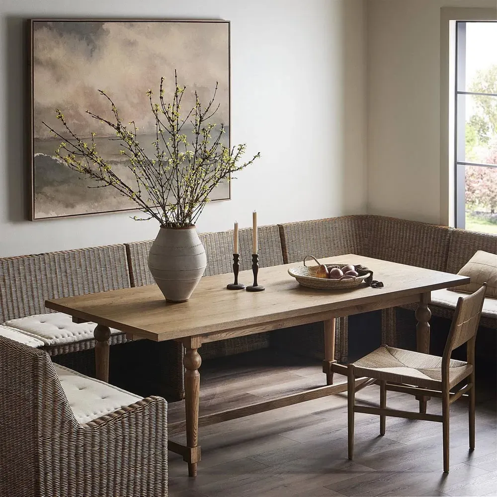 Blaine Extendable Dining Table - Brown, Oak