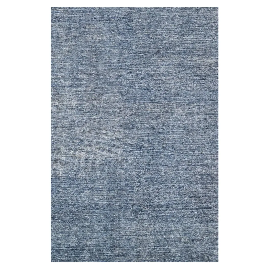 Blair Hand Knotted Rug - Denim, Bamboo Silk