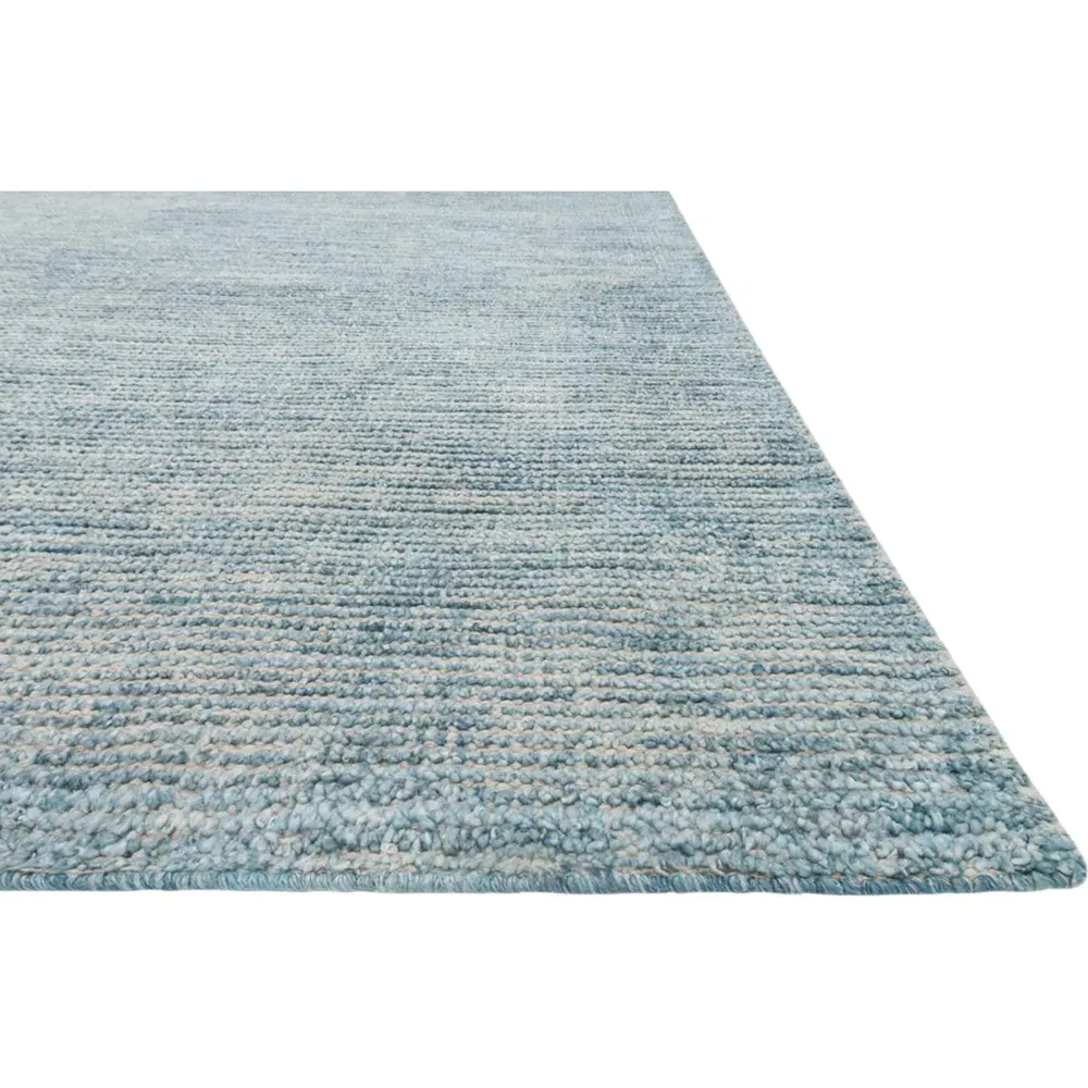 Blair Hand Knotted Rug - Light Blue, Bamboo Silk