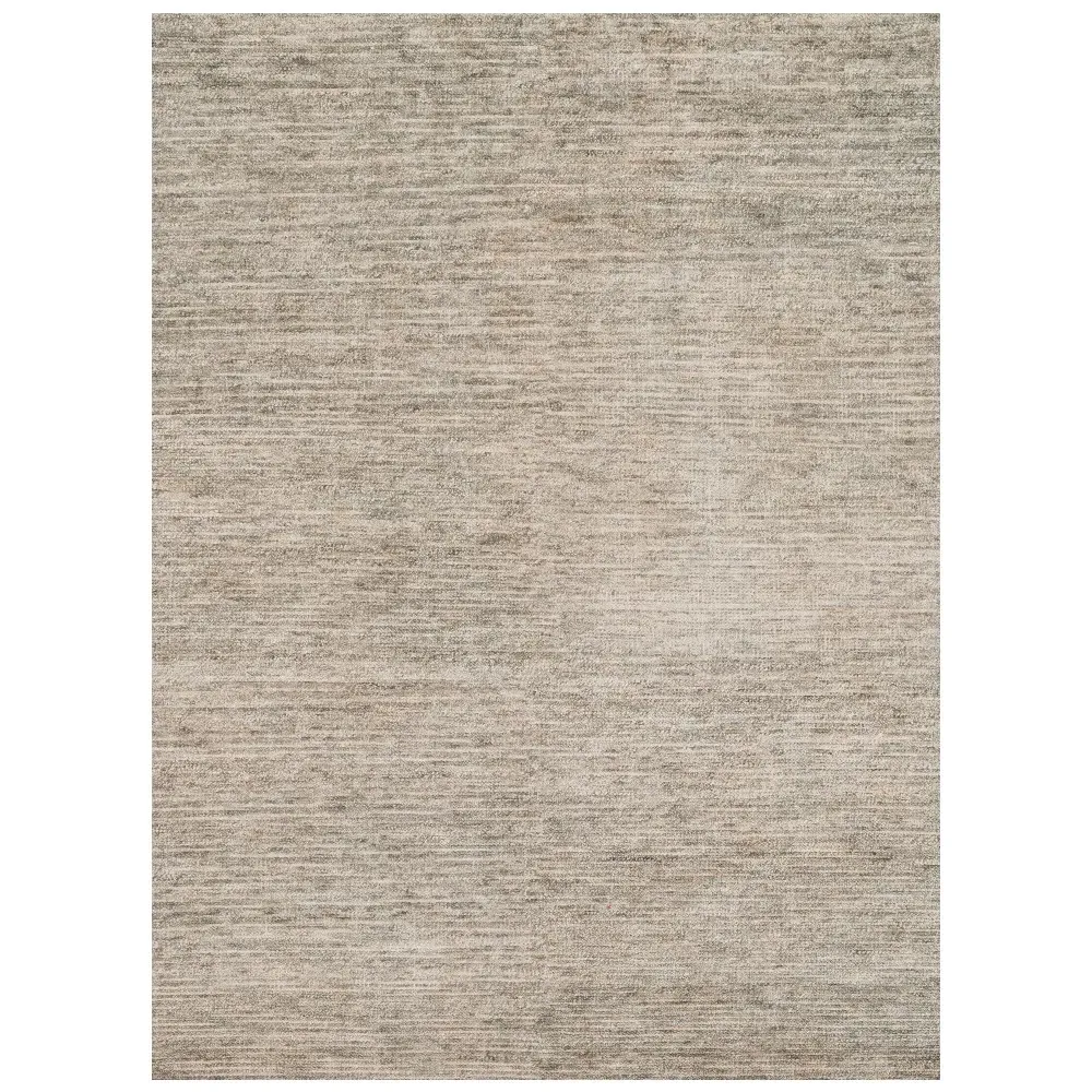 Blair Hand Knotted Rug - Taupe, Bamboo Silk