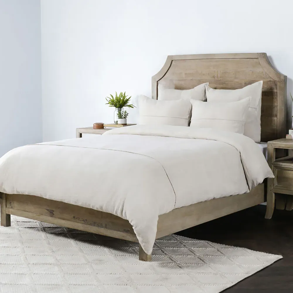 Blaise Queen Duvet Set - Beige, Linen image