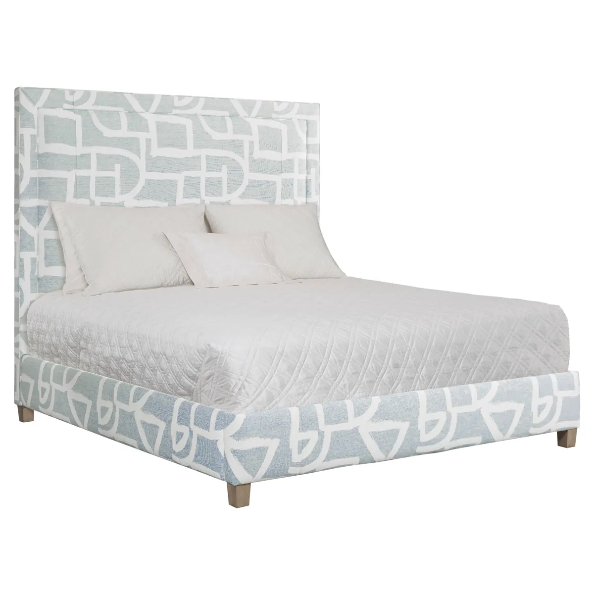 Blake King Size Bed Frame - Light Blue image
