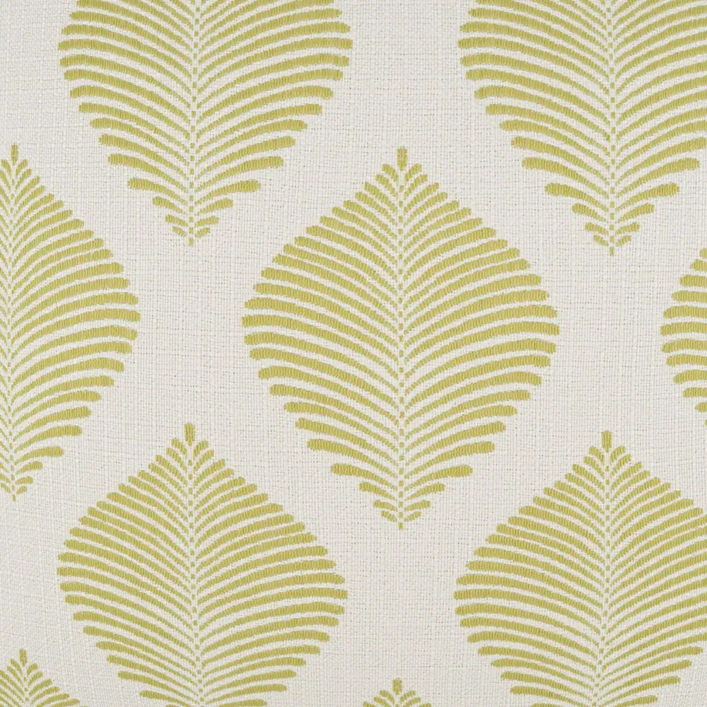 Blake Leaf Print Throw Pillow Indoor Outdoor - Light Green