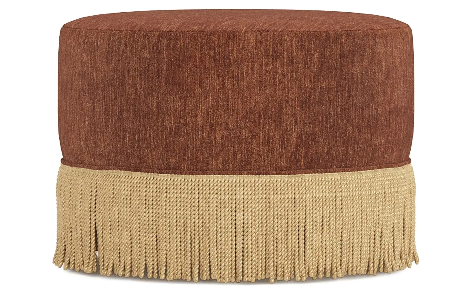 Blakely Ottoman - Chestnut
