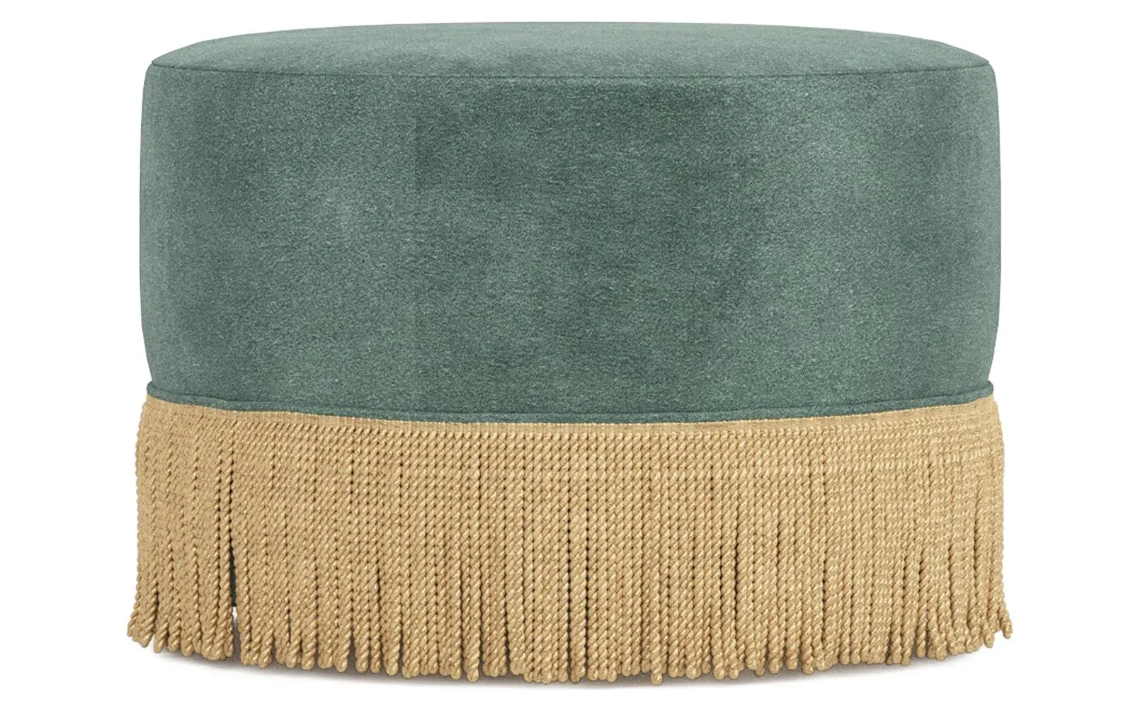 Blakely Ottoman - Spanish Moss