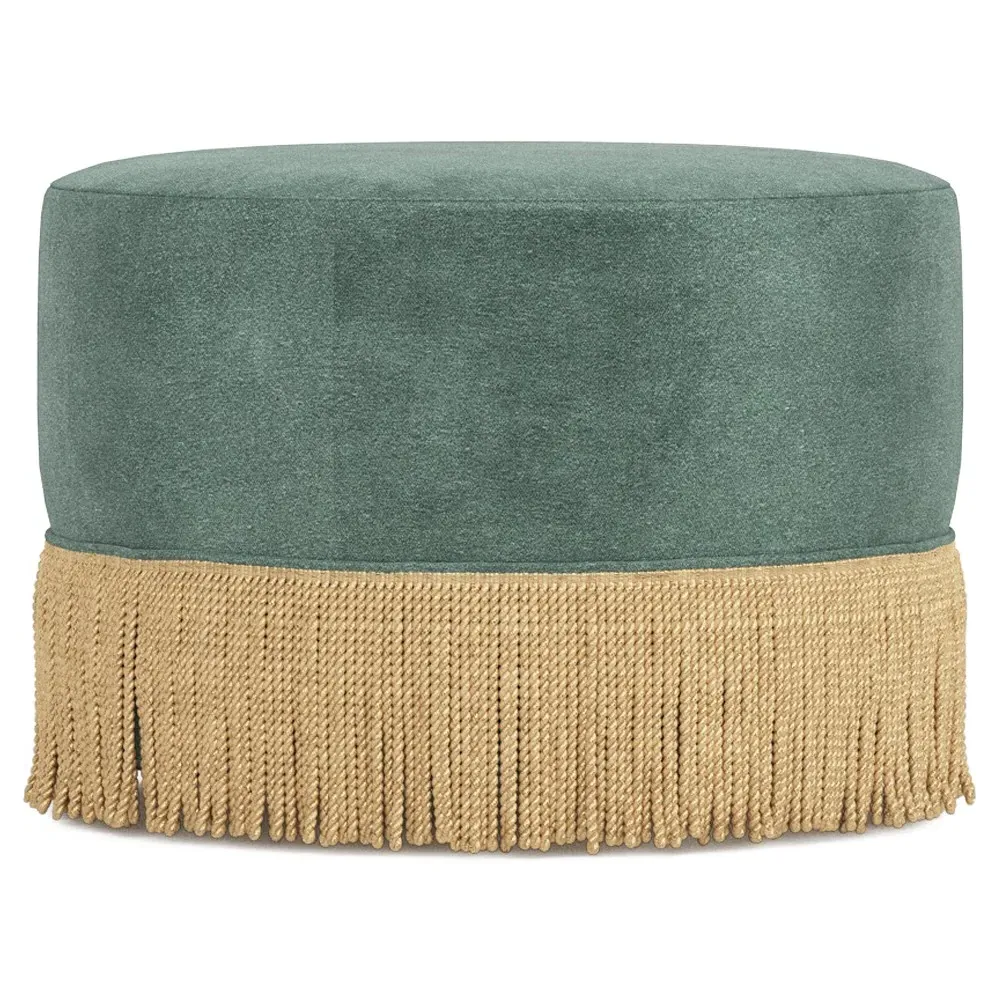 Blakely Ottoman - Spanish Moss