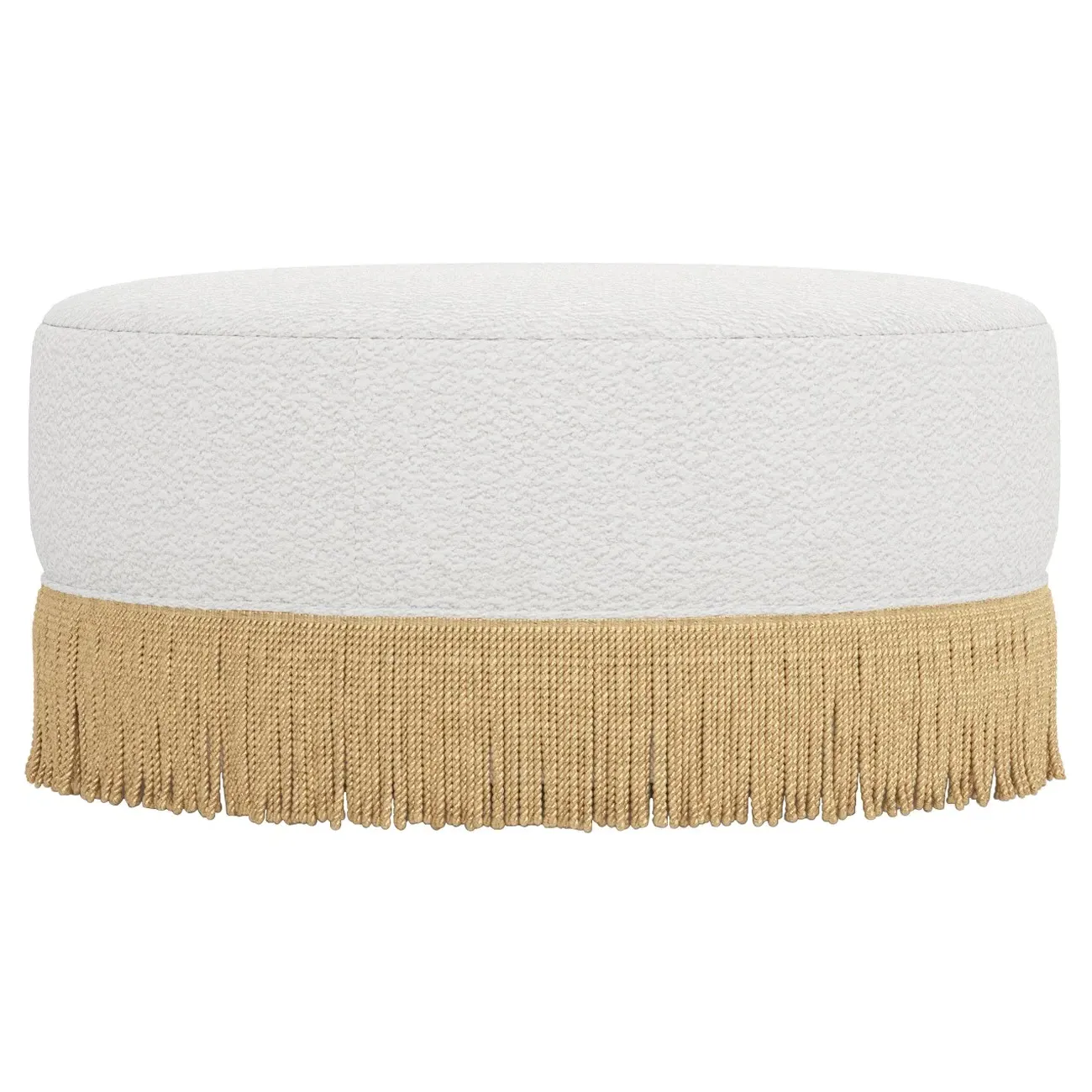 Blakely Performance Ottoman - White Lamb