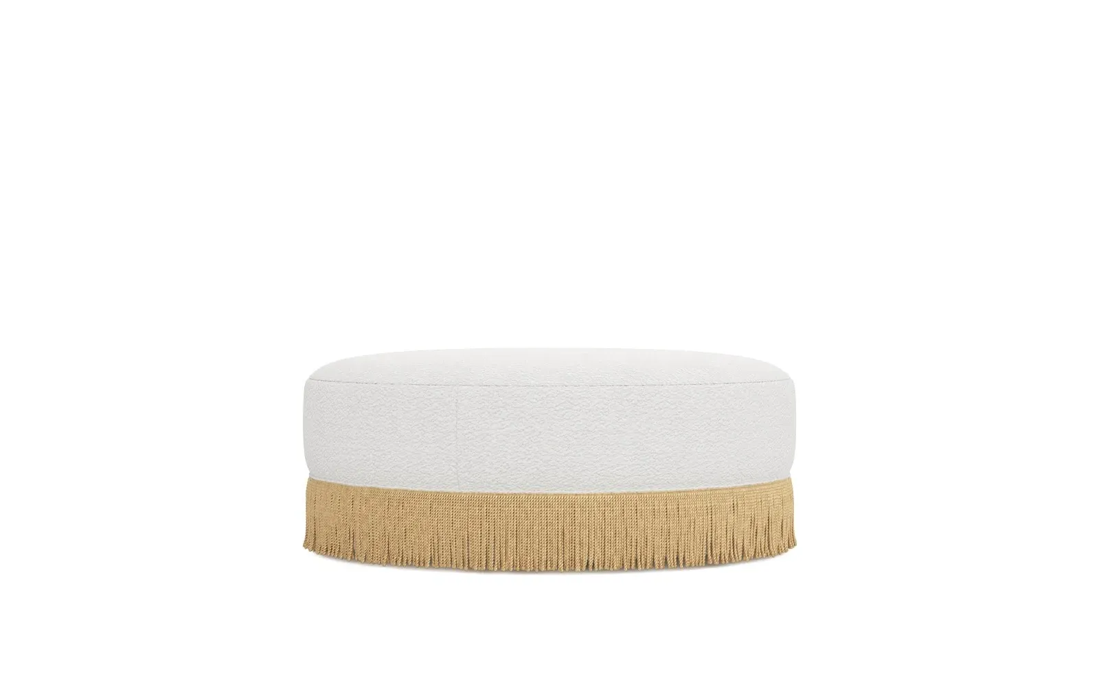 Blakely Performance Ottoman - White Lamb